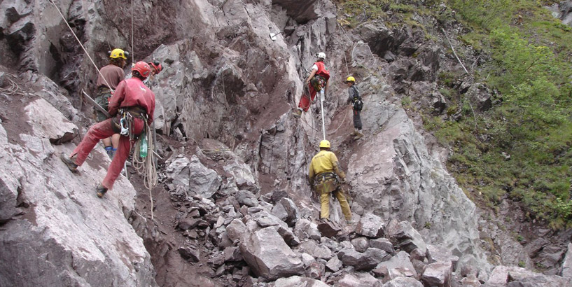 Sécurisation de falaise Tunisie
